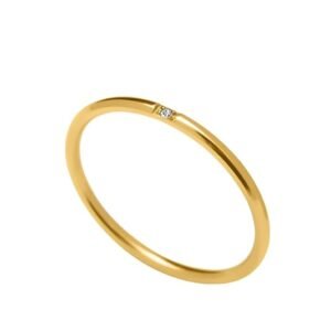 Elegant Gold-Plated Ring for Women & Girls | Stylish Adjustable Fashion Ring